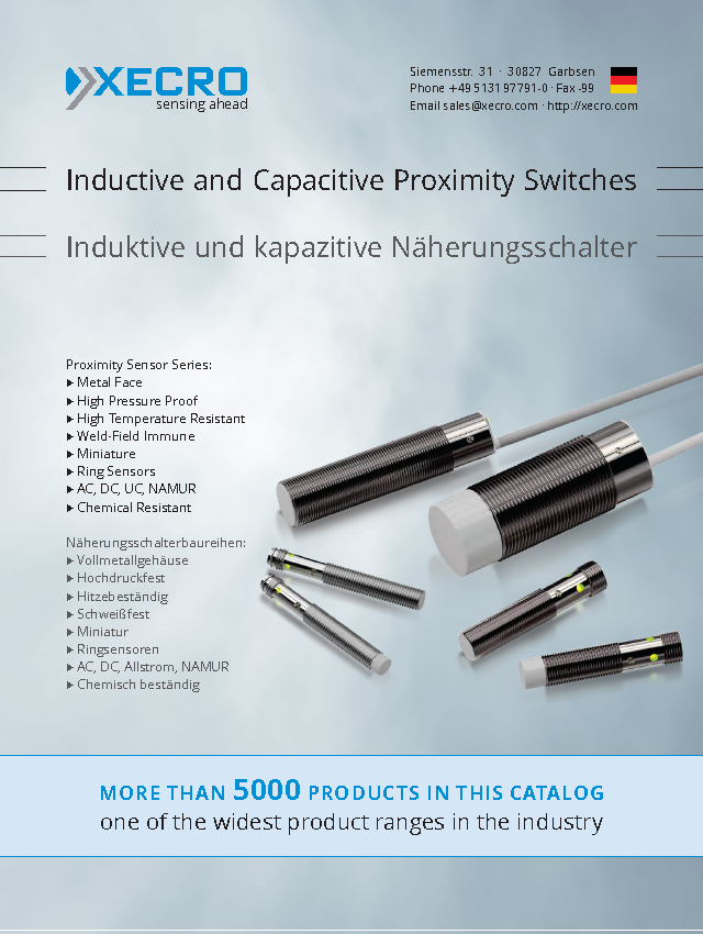 Inductive and Capacitive Proximity Switches